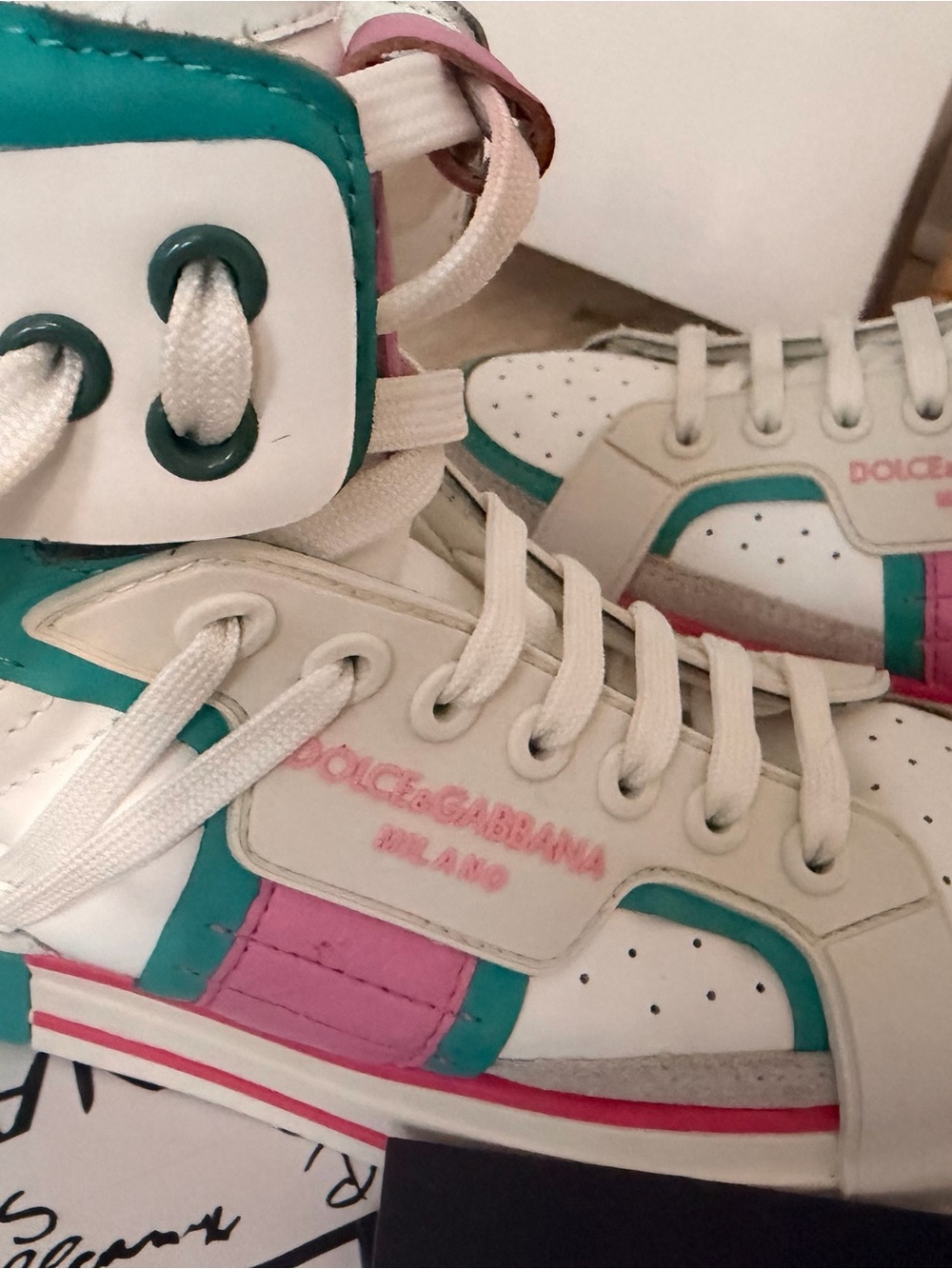 Dolce & Gabbana Custom 2.Zero High-Top Sneakers